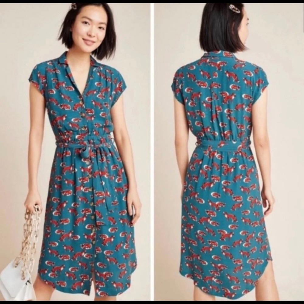 Anthropologie Fox Dress Size 12